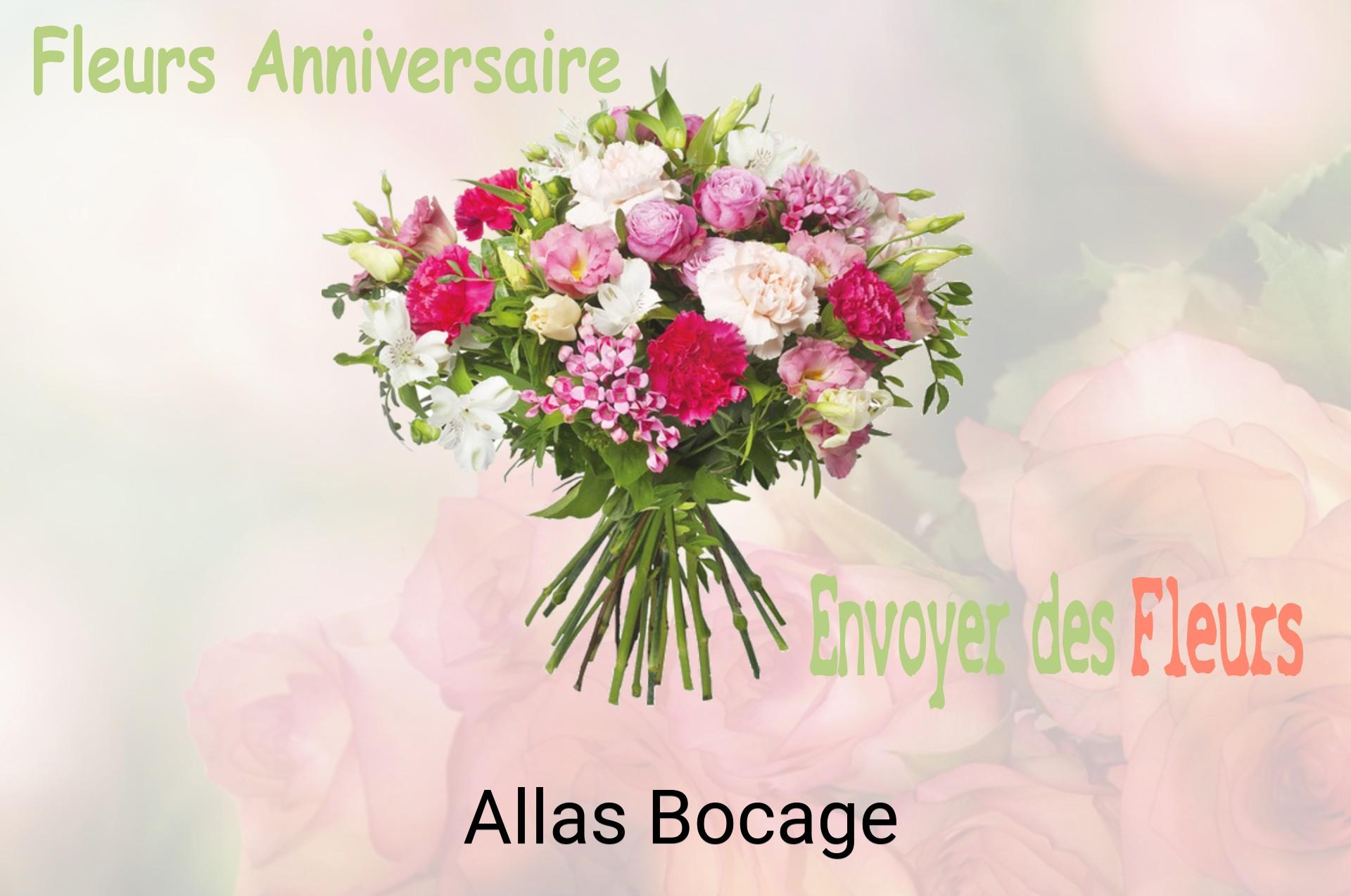 Bouquet de fleurs d’anniversaire livré à Allas-Bocage