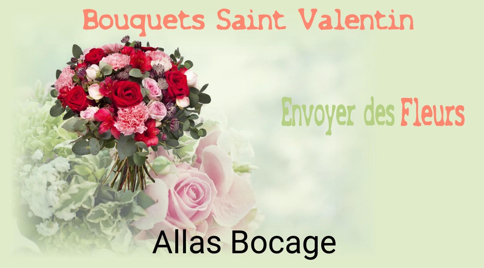 Roses de Saint-Valentin livrées à Allas-Bocage